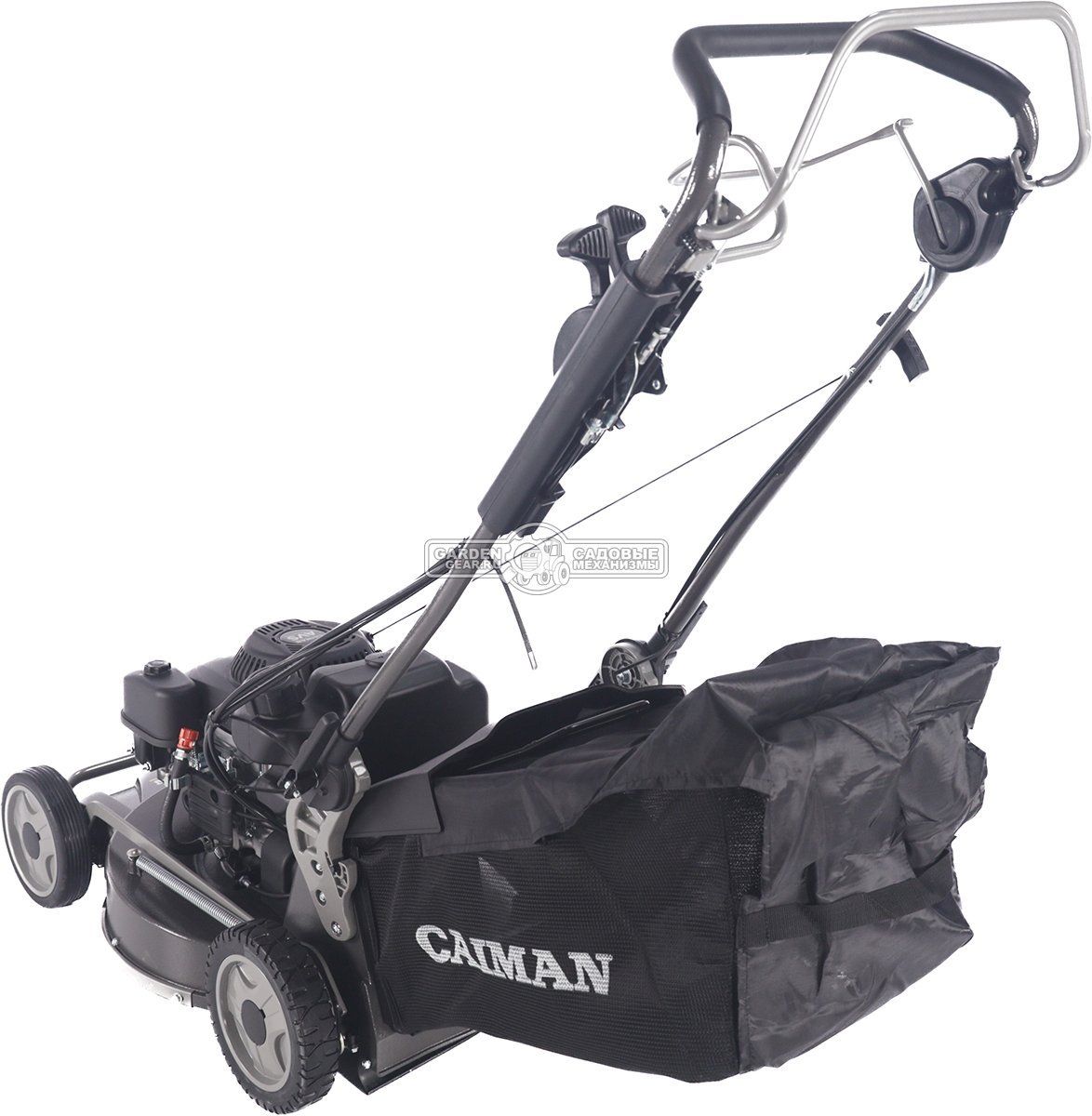Газонокосилка бензиновая Caiman IXO Prime 55CLV AL BBC (RUS, 53 см, Caiman Green Engine, 224см3, алюминий, кардан, тормоз ножа, 2 в 1, 70 л, 58 кг.)