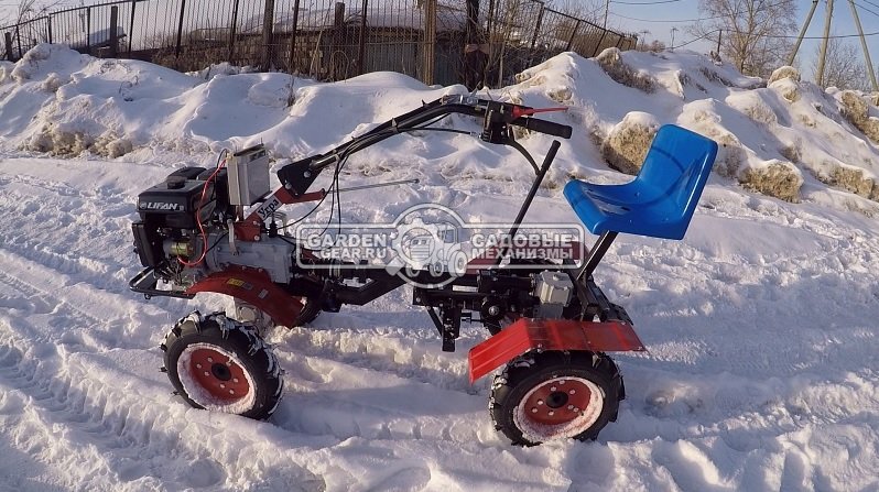 Адаптер пахотно-ездовой КАДВИ АМПК-1 для мотоблоков Угра (привод на колеса от ВОМ мотоблока)