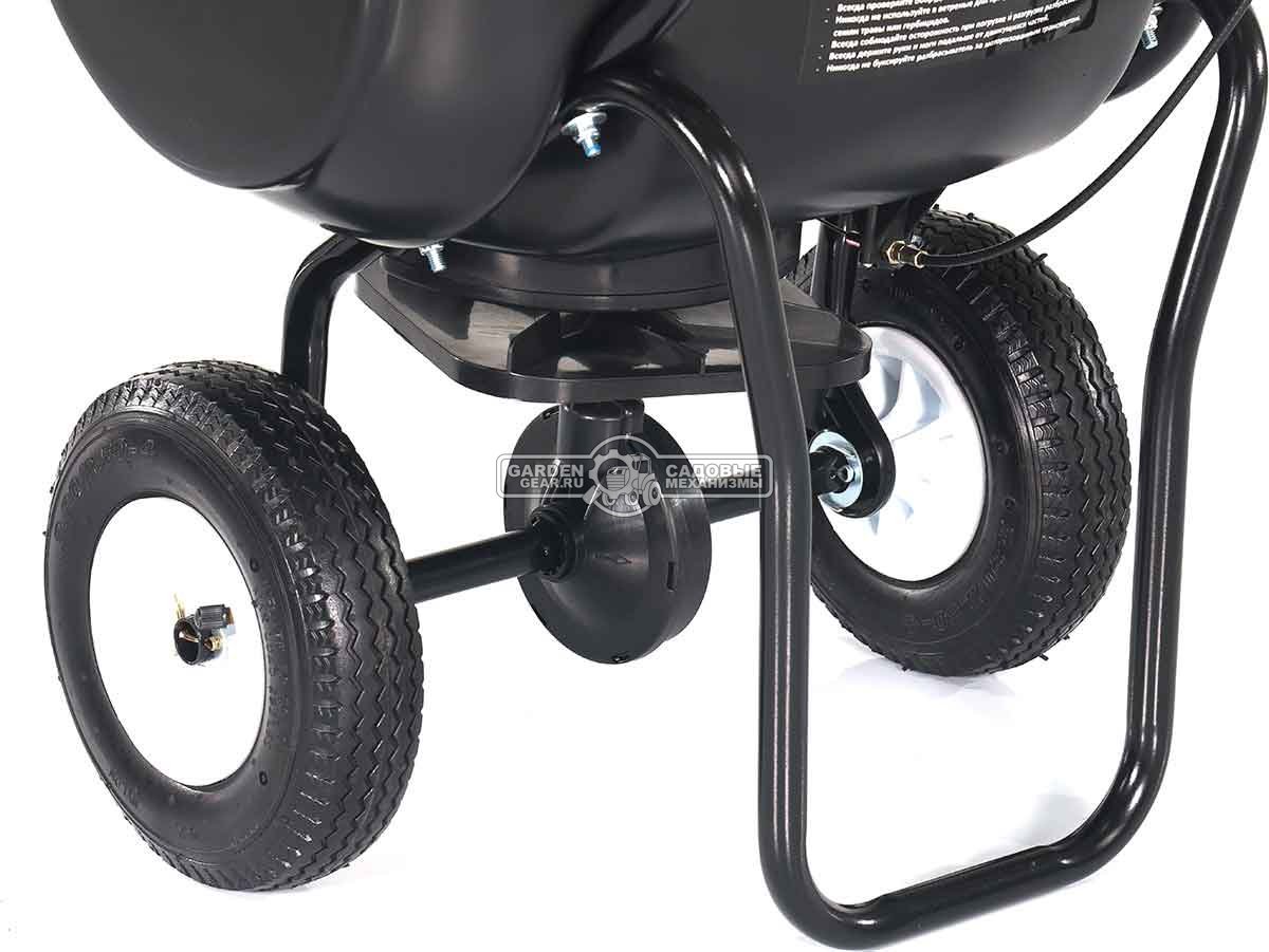 Тележка - разбрасыватель для удобрений, песка и реагентов Haitec HT-GS30 (PRC, ширина разброса 3.0 м, ёмкость 30 кг, пневмоколеса 20 см)