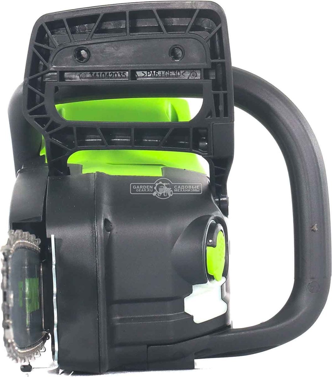 Пила аккумуляторная цепная GreenWorks GD60CS25 16" c АКБ 4 А/ч и ЗУ (PRC, BL 60В, 3/8"-1.3-56E, 4.7 кг)