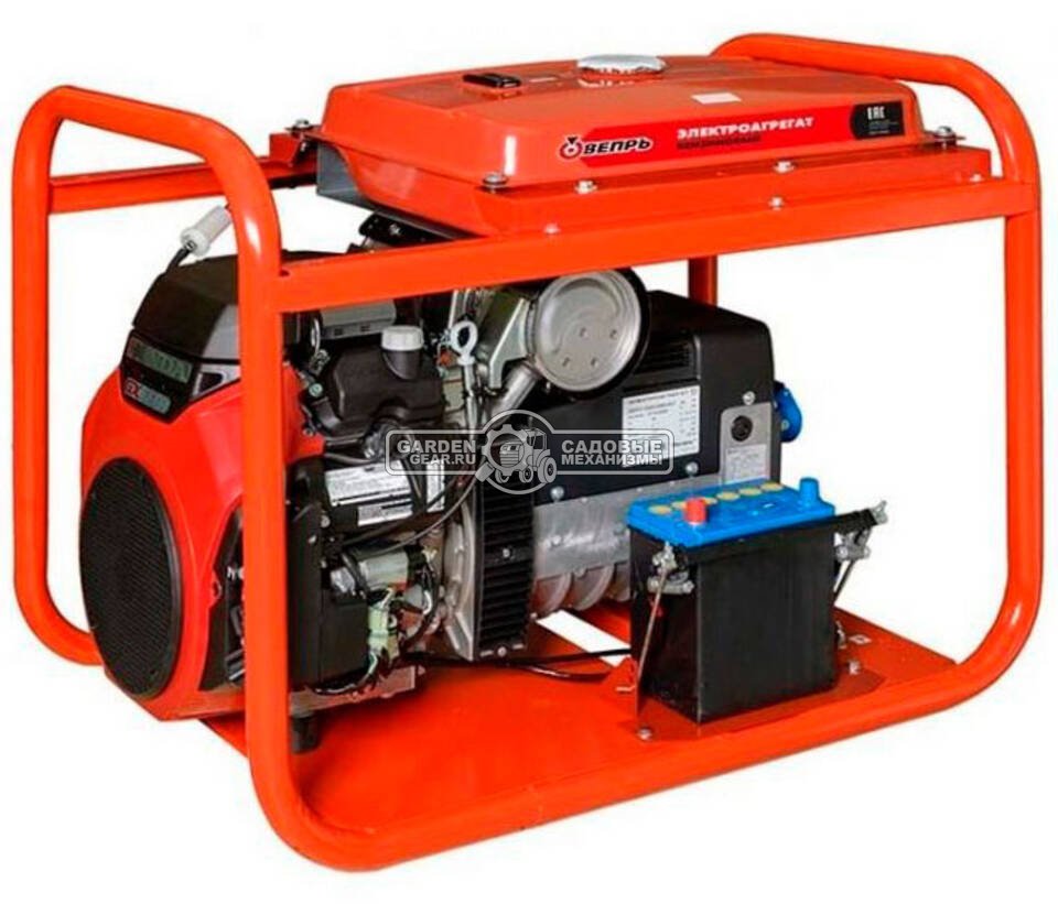Бензиновый генератор Вепрь АБП 10-230 ВХ-БСГ (RUS, Honda GX630, 10/11 кВт, 25 л., эл/стартер, 140 кг)