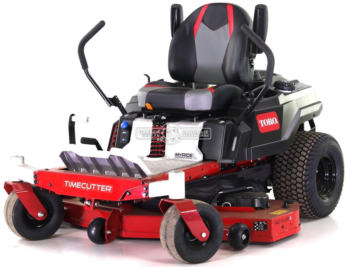 Садовый райдер Toro TimeCutter 74694 с нулевым радиусом разворота (USA, Toro V-Twin, 708 куб.см., гидростатика, ширина кошения 127 см., 288 кг.)