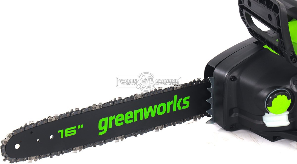 Пила аккумуляторная цепная GreenWorks GD60CS25 16&quot; без АКБ и ЗУ (PRC, BL 60В, 3/8&quot;-1.3-56E, 4.7 кг)