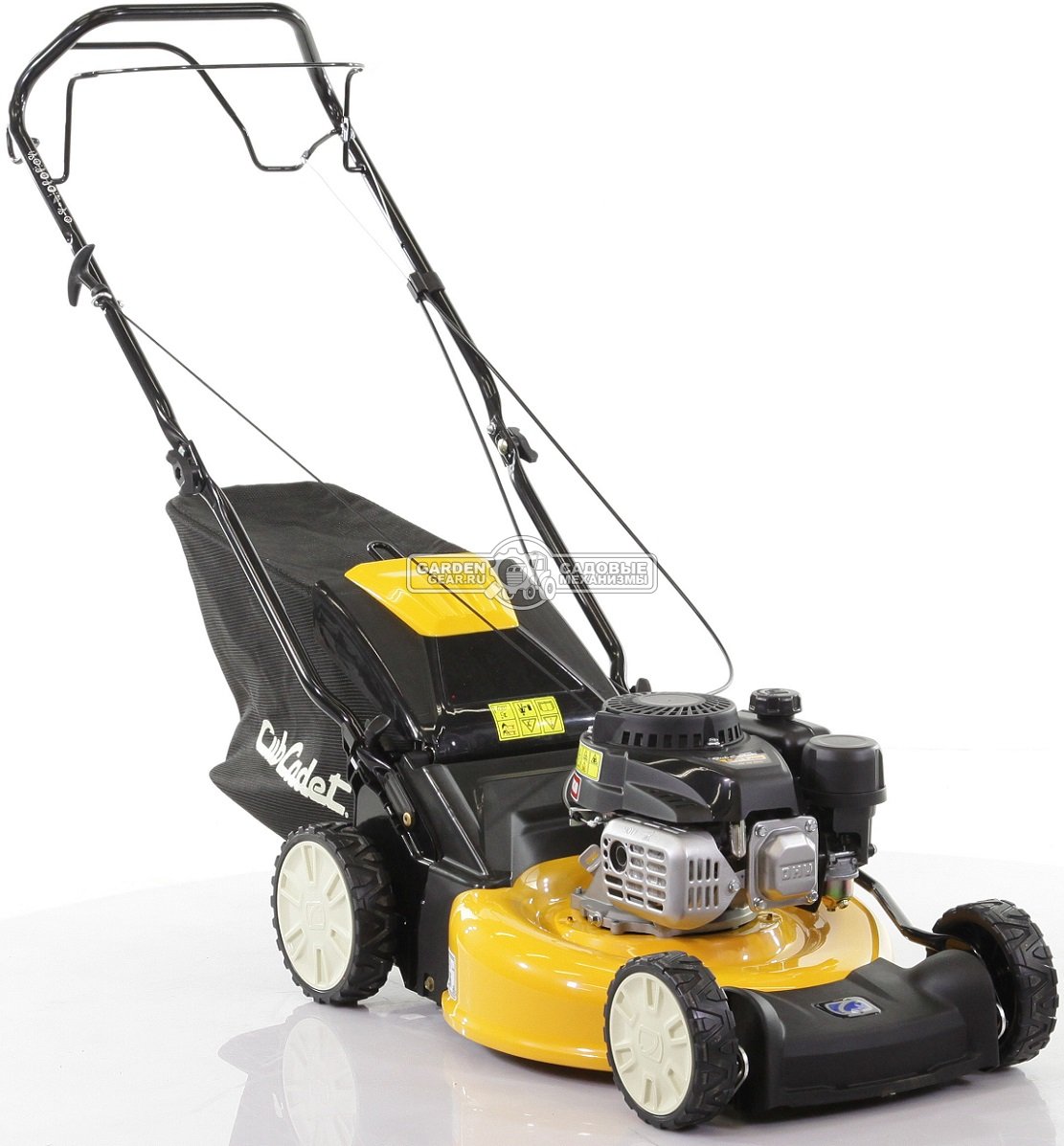 Газонокосилка бензиновая Cub Cadet LM1 AR46 (HUN, 46 см., Cub Cadet 35 OHV, 99 куб.см., сталь, 60 л., 2 в 1, 31 кг.)