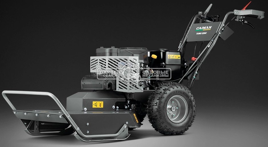 Косилка для высокой травы и кустов Caiman Tuno 220C (RUS, 76 см, Caiman V-Twin, 764 куб.см., дифференциал, 3 вперед / 1 назад, 189 кг.)