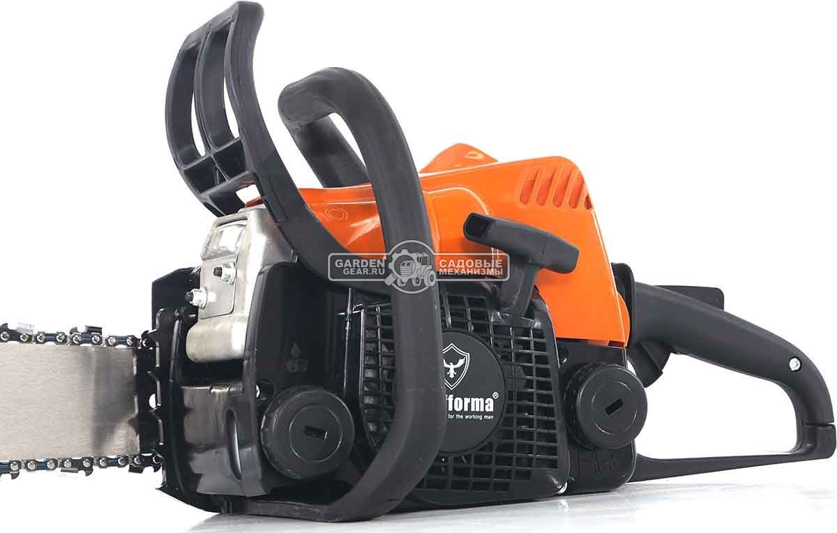 Бензопила Holzfforma G180 16" Black Edition (PRC, 31,8 куб.см., 1,5 кВт/2,0 л.с., 3/8", 1,3 мм, 55E, 4,1 кг.)