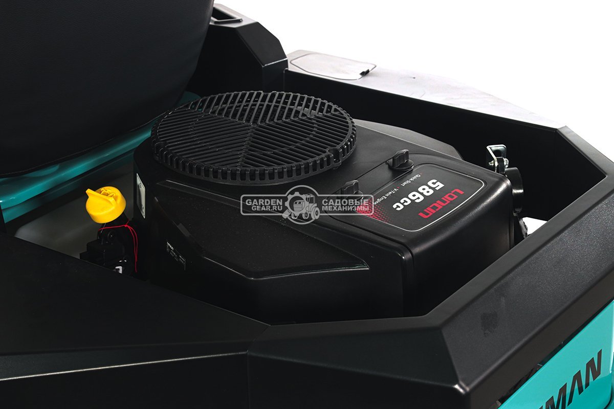 Садовый райдер Steviman ZR-107 HQ с нулевым радиусом разворота (PRC, Loncin, 586 куб.см., гидростатика, ширина кошения 107 см., 227 кг.)