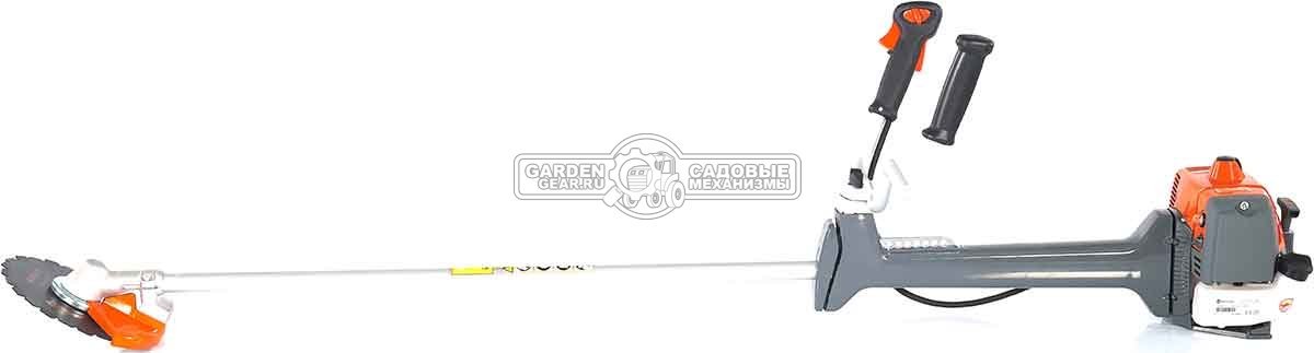 Бензиновый кусторез Holzfforma FF450 (PRC, 44.3 см3, 2.1 кВт/2.9 л.с., диск 24 зуба, нож 3T, леска 3.0 мм AutoCut 46-2, 8.0 кг)