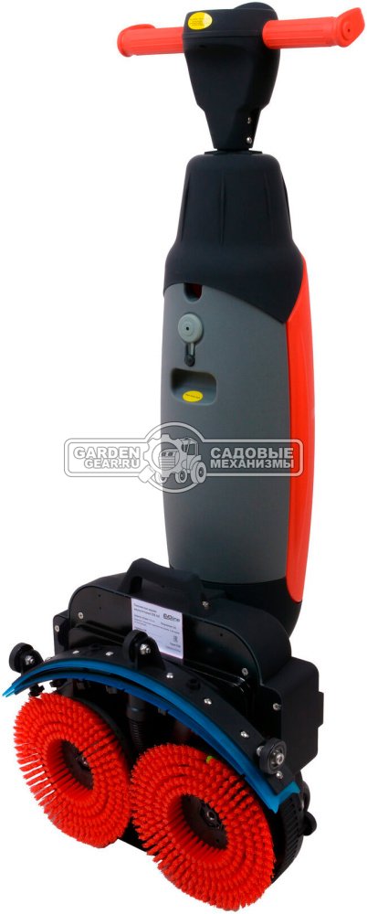 Поломоечная машина аккумуляторная EVOline SDB 430 ручная (PRC, 43 см, АКБ 36В/12 А/ч, 4+6 л.)