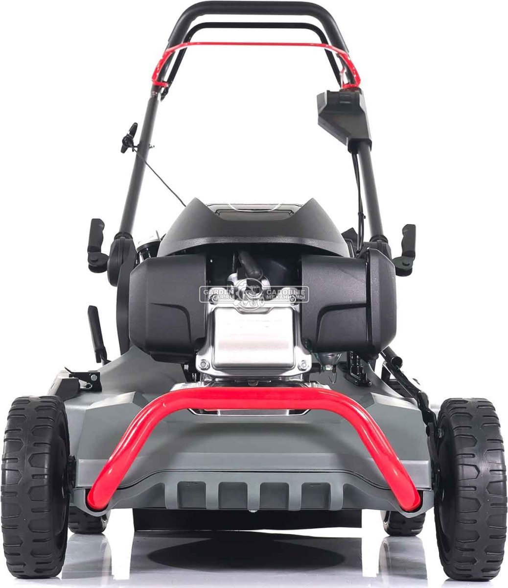 Газонокосилка бензиновая EVOline LMG 53 CSH Commercial (PRC, 53 см, Honda GCV200, 201 см3, 4 в 1, 70 л, сталь, 47 кг)