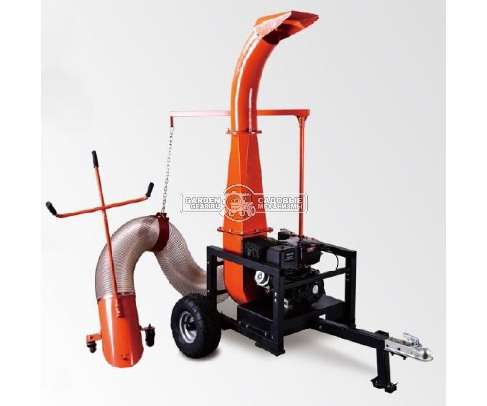 Коммунальный пылесос ZimAni VD500 прицепной (PRC, Loncin 420 см3, 15 л.с., электрозапуск, шланг 6 м, 3573 м3/ч, 168 кг)