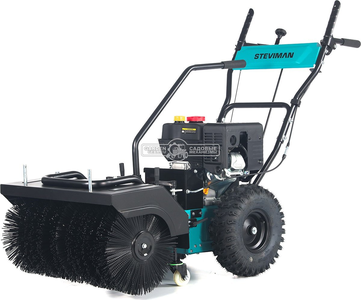 Подметальная машина Steviman SW-62E (PRC, Loncin LC170FS, 212 куб.см., ширина 62 см, диаметр 35 см, 6 вперед/2 назад, 73 кг.)