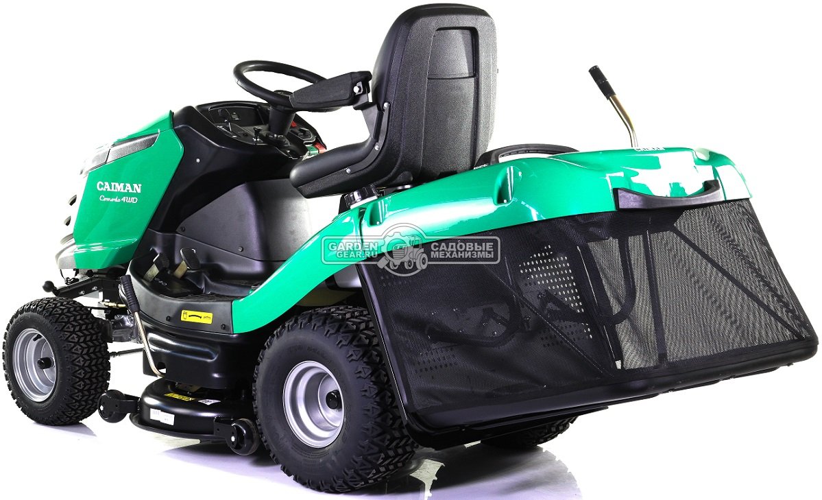 Садовый трактор Caiman Comodo 4WD 107D2K (CZE, Kawasaki FS600V, 603 куб.см, гидростатика, дифференциал, 380 л., ширина кошения 102 см., 334 кг.)