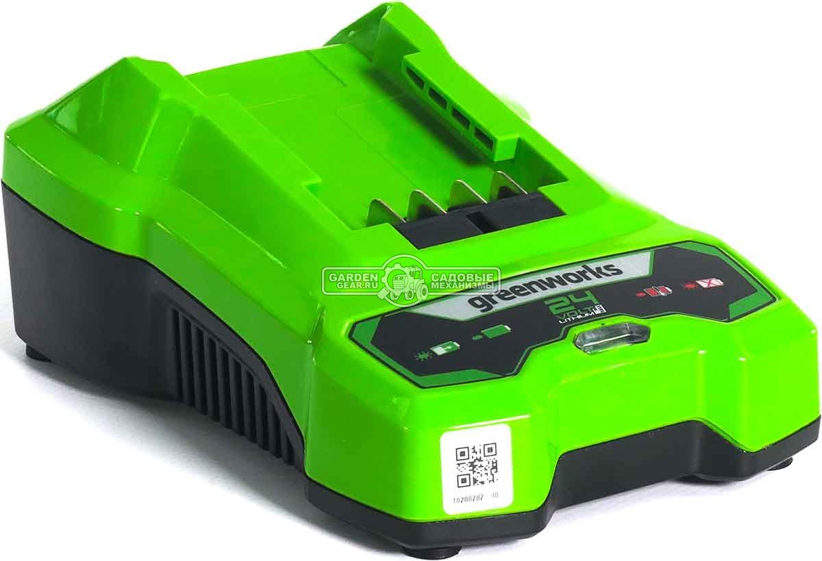 Зарядное устройство GreenWorks G24C4 быстрой зарядки для аккумуляторов 24В (4 А)