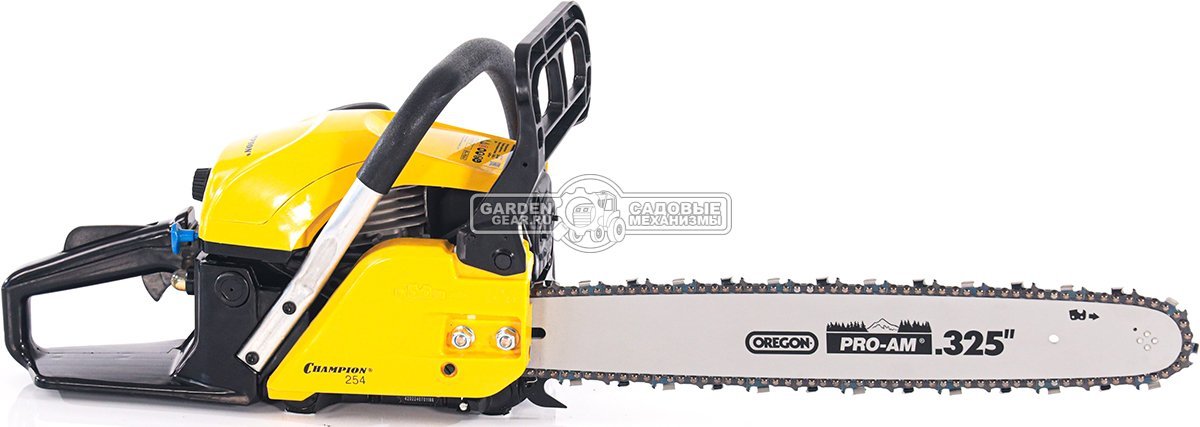 Бензопила Champion 254 18" Pro (PRC, 54 см3, 2.5 кВт/3.4 л.с., 0.325"-1.5-72E, 5.1 кг)