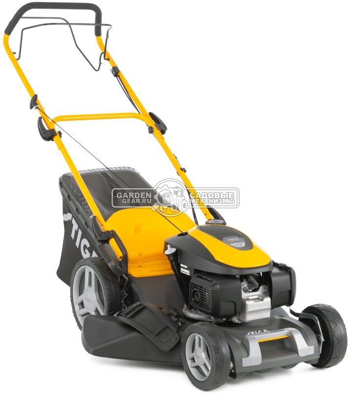 Газонокосилка бензиновая Stiga Combi 48 SQ H (SVK, 46 см., Honda GCVx145 OHV, 145 куб.см., сталь, 60 л., 4 в 1, 32 кг.)