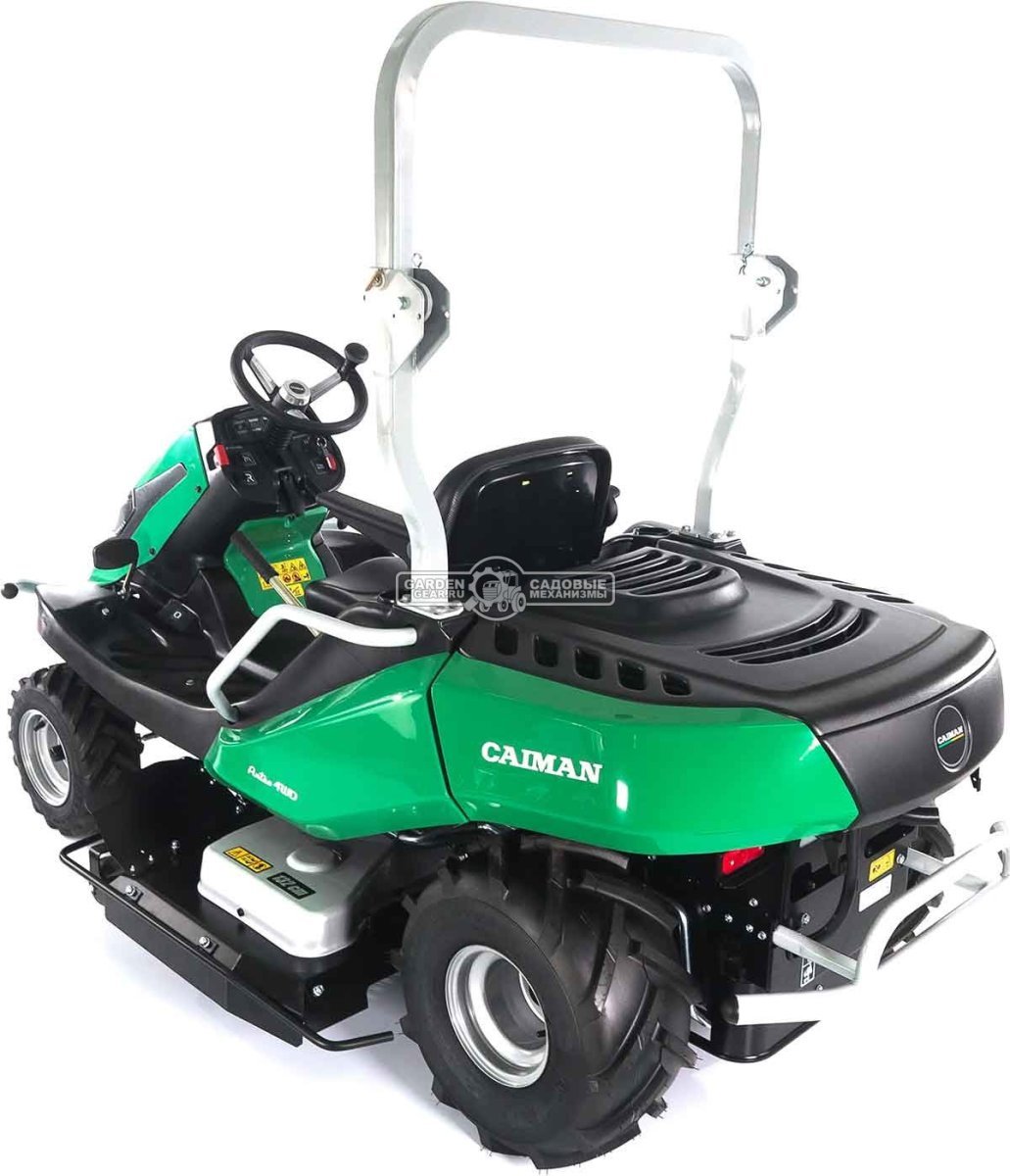 Садовый трактор для высокой травы и работы на склонах Caiman Anteo 4WD 137D2K (CZE, Kawasaki FS730 V-Twin, 726 куб.см., 132 см, дифференциал, 427 кг.)