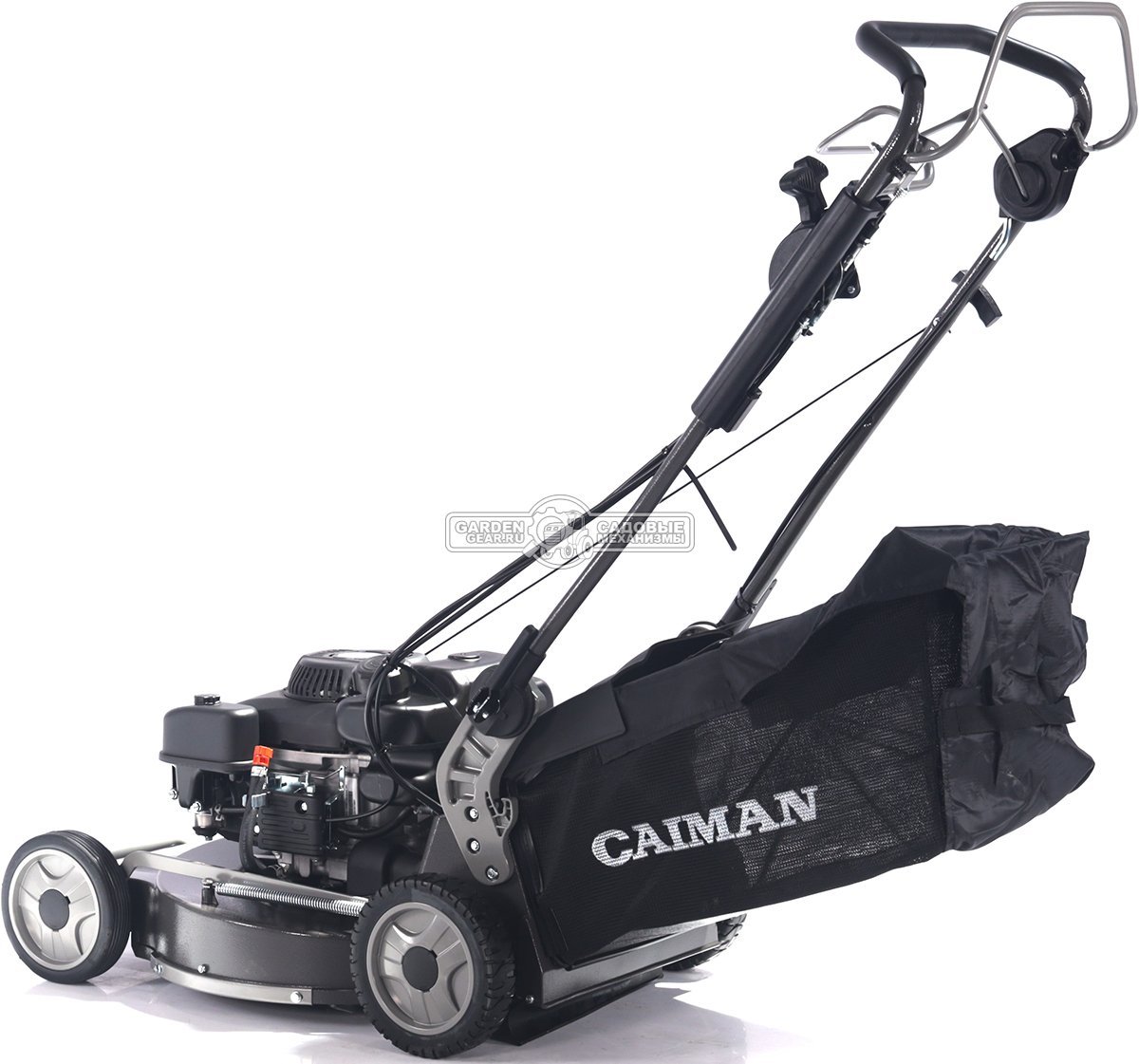 Газонокосилка бензиновая Caiman IXO Prime 55CLV AL BBC (RUS, 53 см, Caiman Green Engine, 224см3, алюминий, кардан, тормоз ножа, 2 в 1, 70 л, 58 кг.)