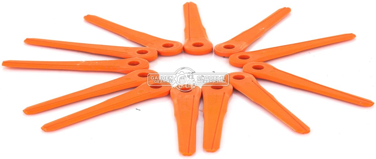 Набор пластиковых ножей Stihl PolyCut для 7-3 / 27-3 / 28-2 / 47-3 (12 шт.) оранжевые