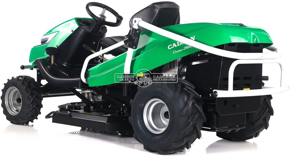Садовый трактор для высокой травы и работы на склонах Caiman Croso 2WD 97D2C (CZE, Caiman V-Twin, 708 куб.см., 92 см, дифференциал, 331 кг.)