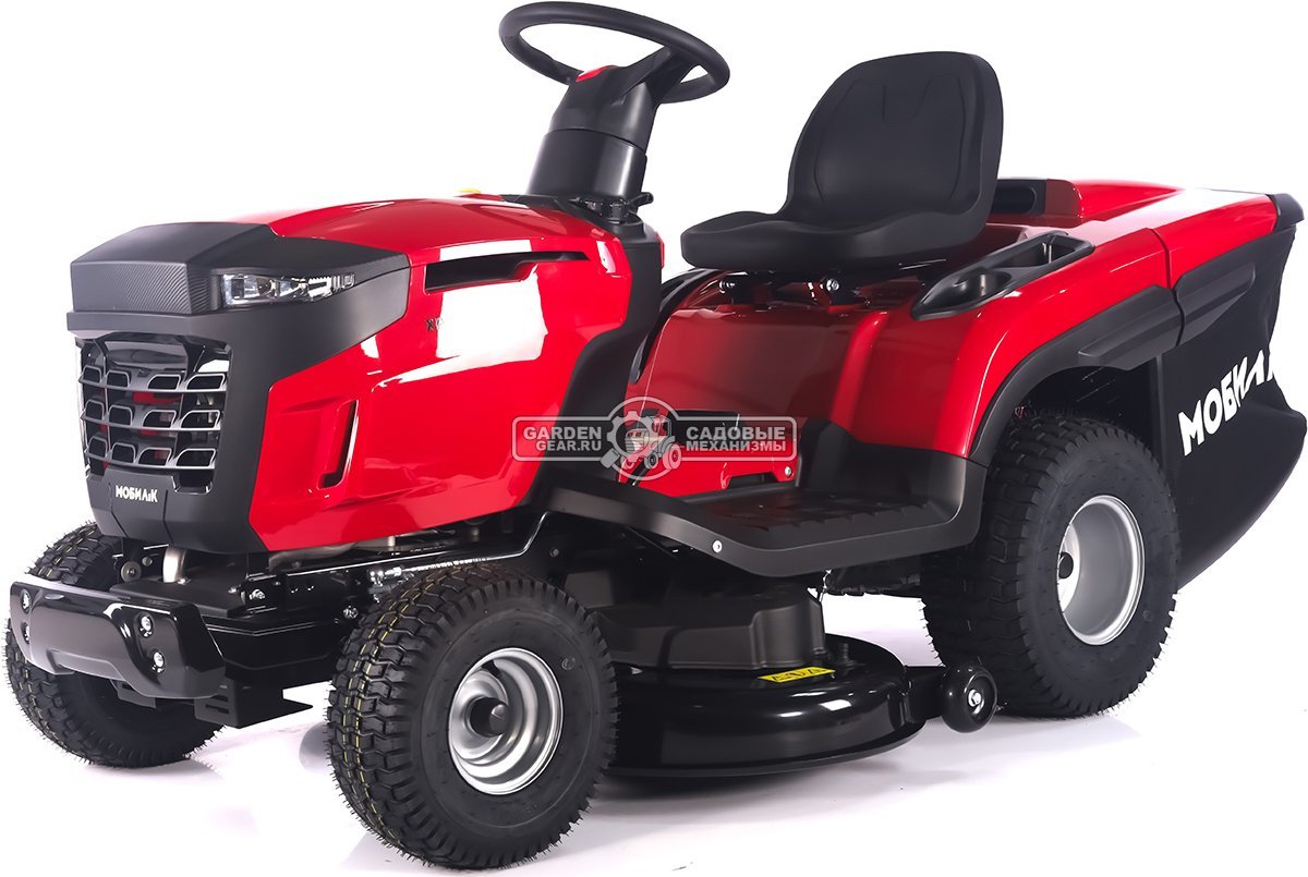 Садовый трактор Мобил К XP112 Премиум (PRC, Loncin V-Twin, 586 куб.см., гидростатика, мульчирование, 240 л., ширина кошения 110 см, 208 кг)