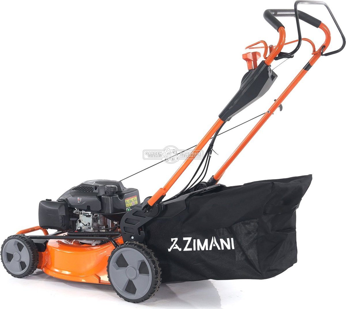Газонокосилка бензиновая ZimAni LC548V (PRC, 48 см, Yamaha MA175, 174 см3, 3 в 1, Quattro Blade, вариатор, 80 л, 40 кг)