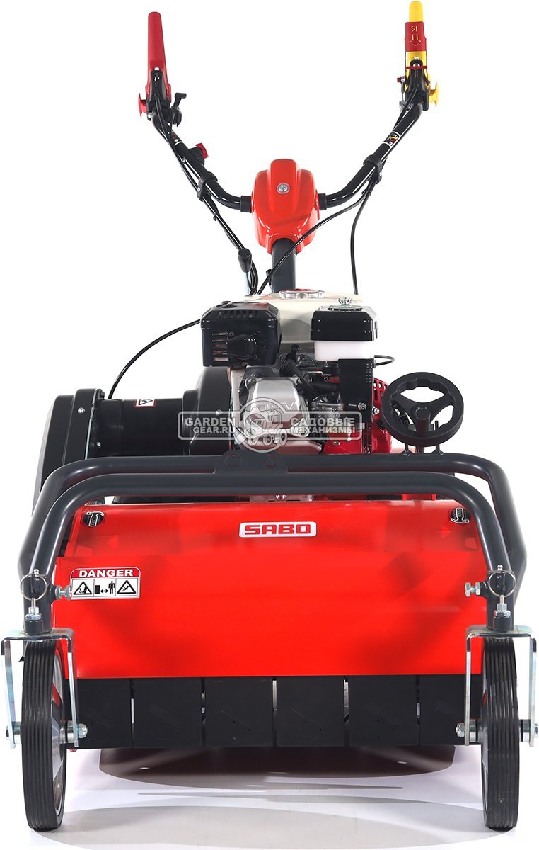 Косилка для высокой травы и кустов SABO 60-PRO F VARIO цеповая (GER, 60 см, Honda GX200, 196 куб.см., 32 Y-ножа, Vario Automat, 120 кг.)
