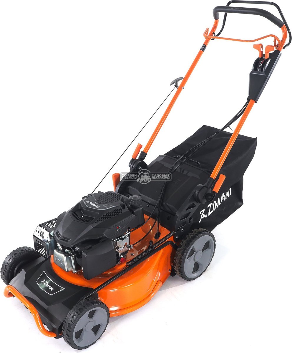 Газонокосилка бензиновая ZimAni LC548V (PRC, 48 см, Yamaha MA175, 174 см3, 3 в 1, Quattro Blade, вариатор, 80 л, 40 кг)
