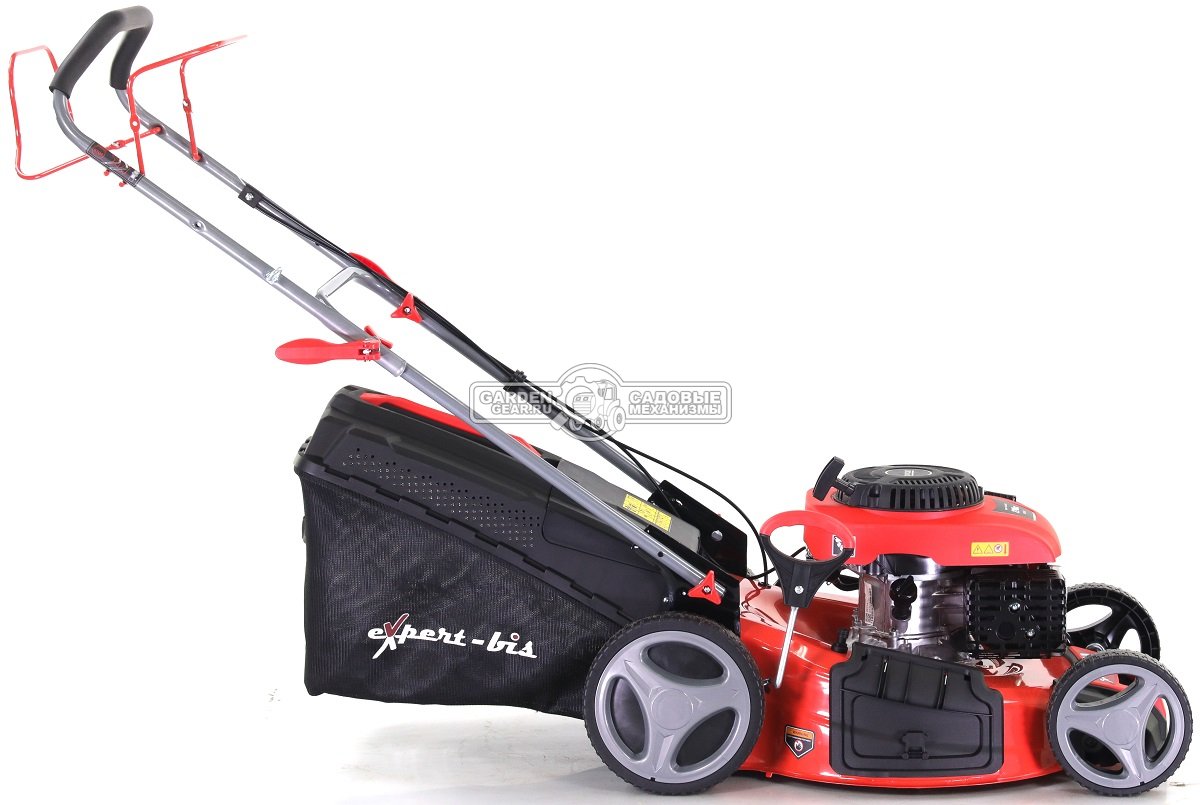 Газонокосилка бензиновая Expert-bis L53S (PRC, 53 см, Ducar 224 см3, сталь, 4 в 1, 65 л, 45 кг)