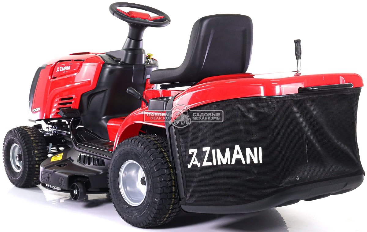 Садовый трактор ZimAni TC102HV (PRC, Loncin LC2P73F, 586 куб.см., гидростатика, травосборник 300 л., ширина кошения 102 см., 196,5 кг.)