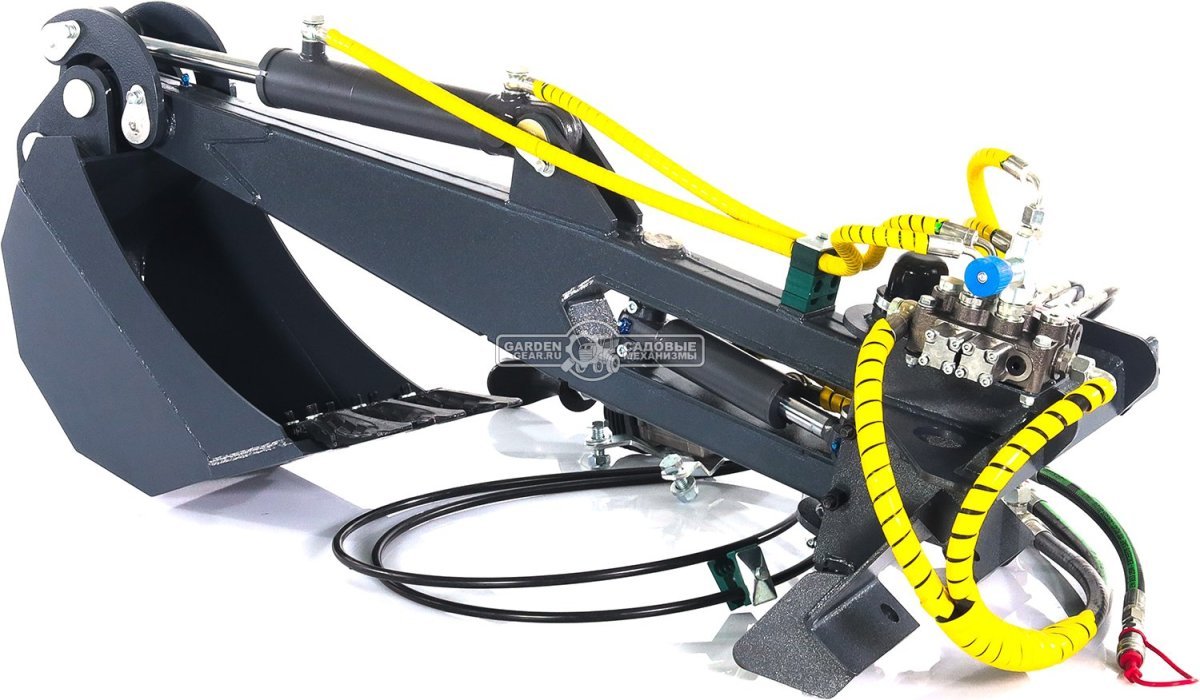 Экскаватор лопатковый с поворотным механизмом Baumech макс. глубина копания 135 см., ширина ковша 25 см., макс. высота выгрузки 290 см., 84 кг. 