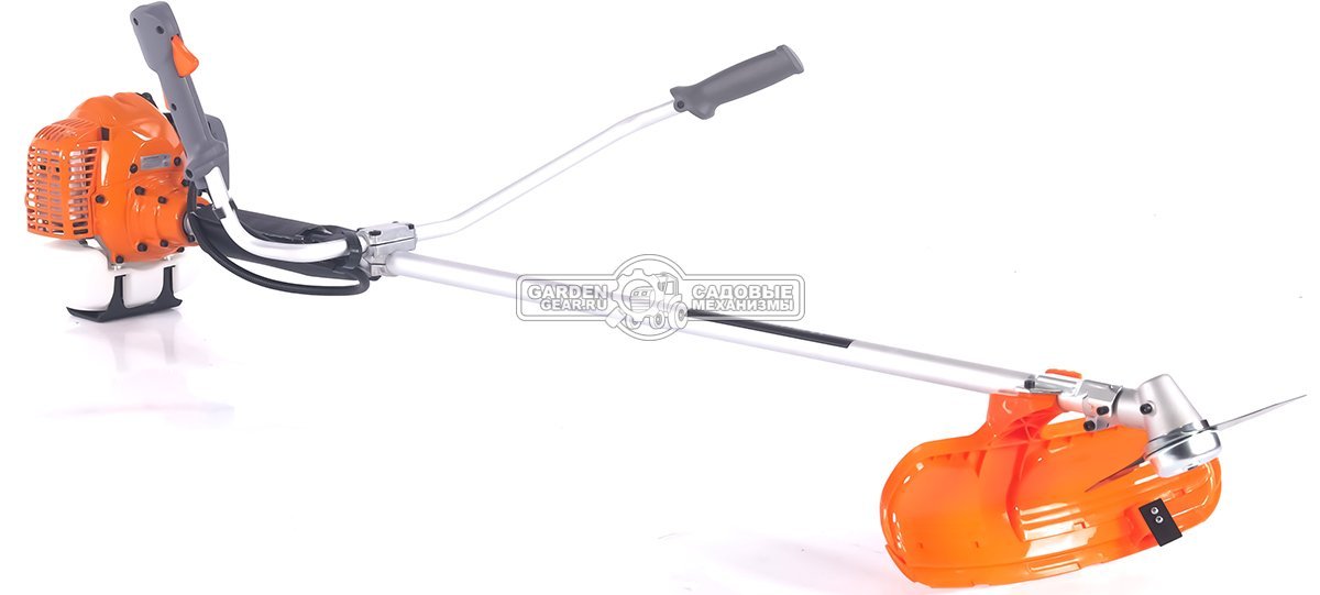 Бензокоса Villartec CB143 (PRC, 41.5 см3, 1.47 кВт/2.0 л.с., 3T нож + леска 2.4 мм, T рукоятка, ранцевый ремень Comfort, 7.6 кг)