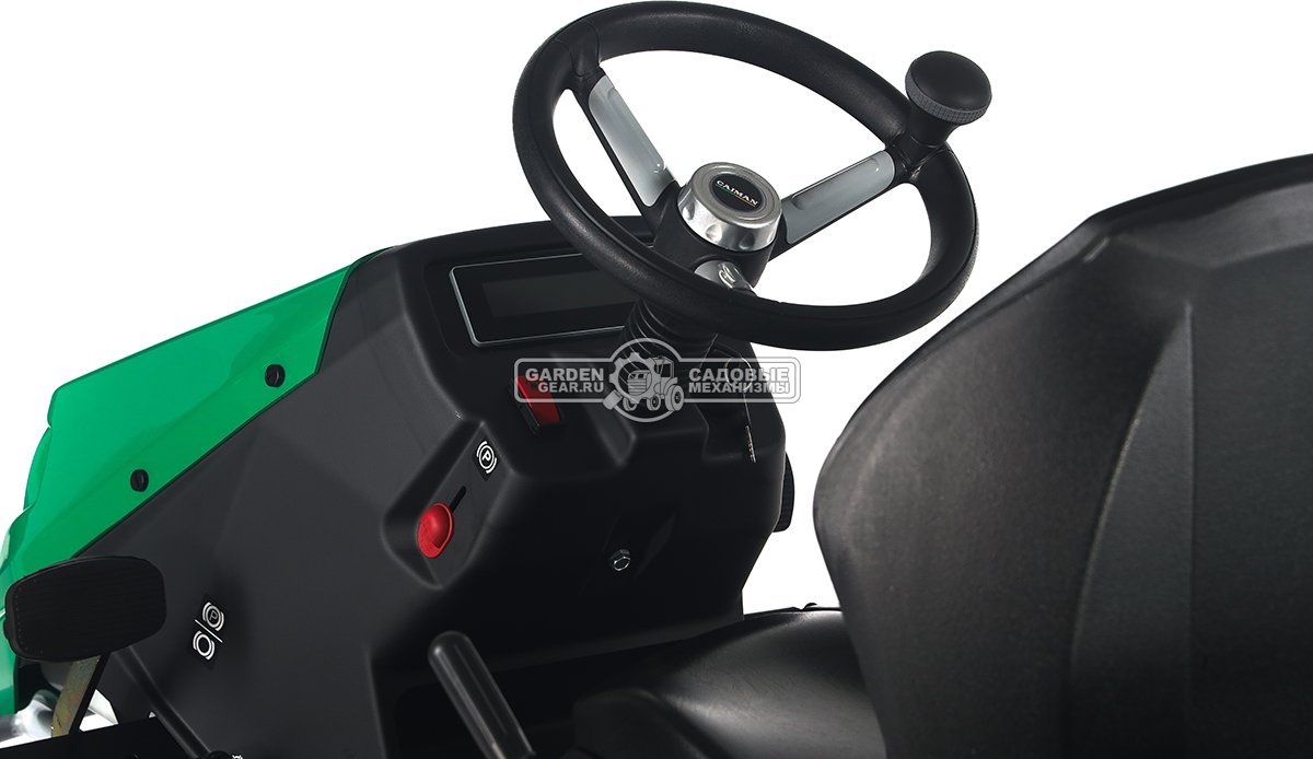 Садовый трактор для высокой травы и работы на склонах Caiman Croso Max 4WD 97D2C2 (CZE, Caiman V-Twin, 708 куб.см., 92 см, дифференциал, 349 кг.)