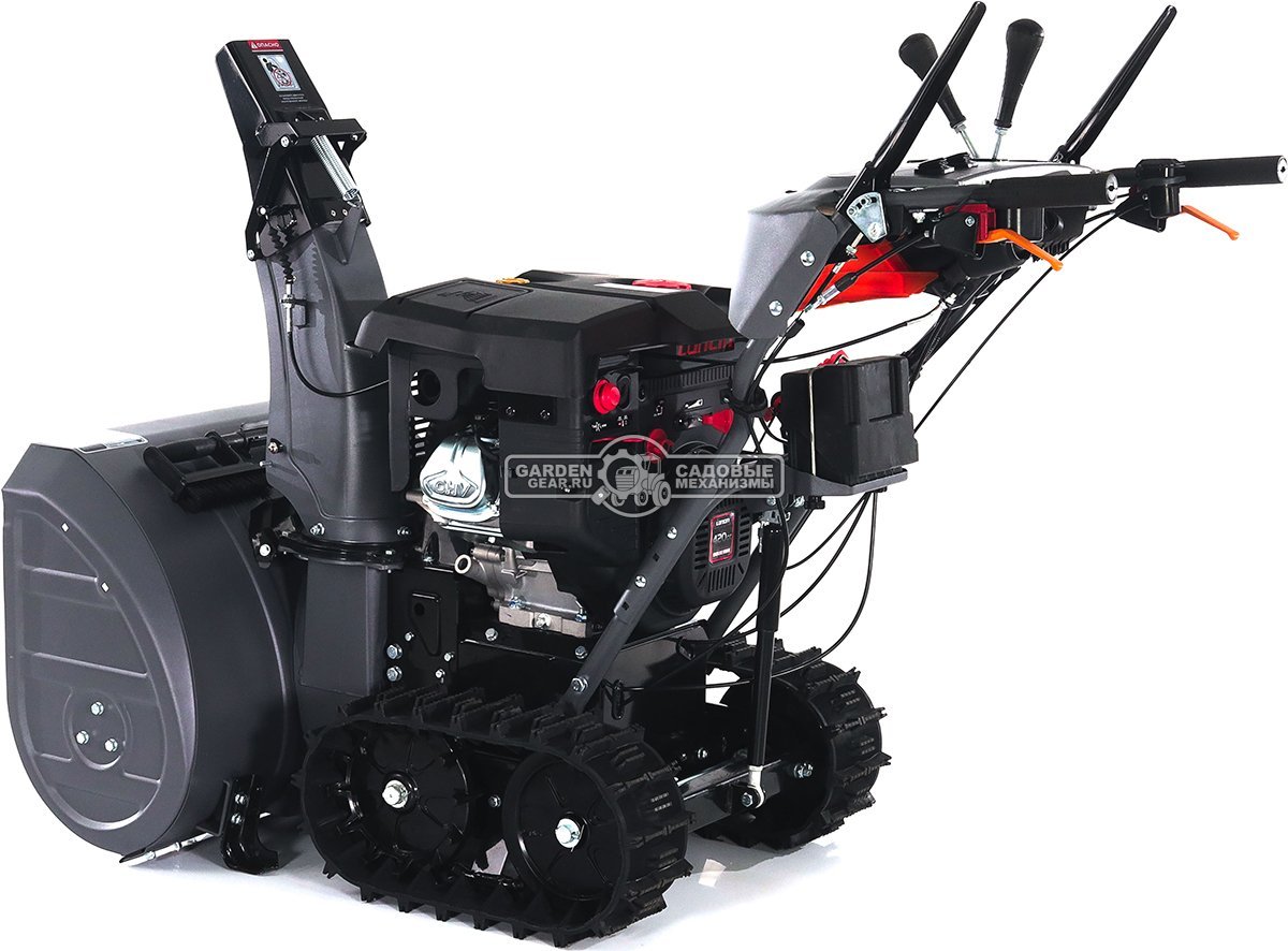 Снегоуборщик Villartec WB1576ET Hydro гусеничный (PRC, 76 см, Loncin 420 см3, эл/стартер от АКБ 12В, дифференциал, фара, 141 кг)