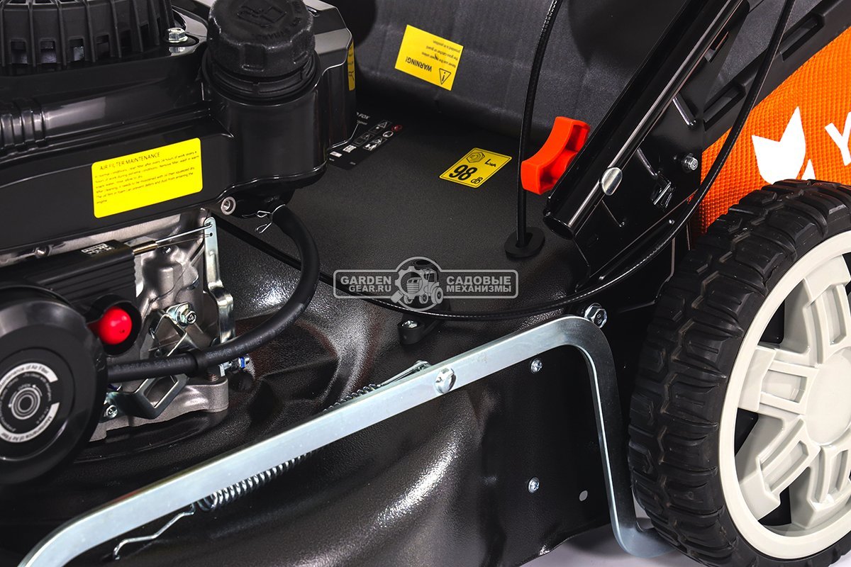 Газонокосилка бензиновая Yard Fox 51S (PRC, 51 см, Zongsheng NP170, 171 см3, 3 в 1, сталь, 65 л, 34.5 кг)