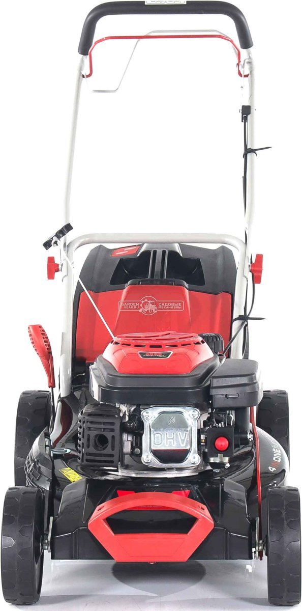 Газонокосилка бензиновая Geos Classic 46 SP-S Plus (PRC, 46 см, Sanli, 140 см3, сталь, 4 в 1, 65 л, 32 кг)