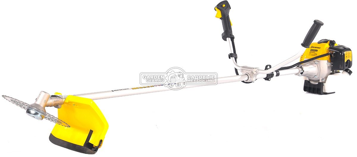 Бензокоса Champion T463S-2 Pro (PRC, 47 см3, 1.7 кВт/2.3 л.с., диск 40Т/255 + леска 2.4 мм, неразборная, 8.0 кг)