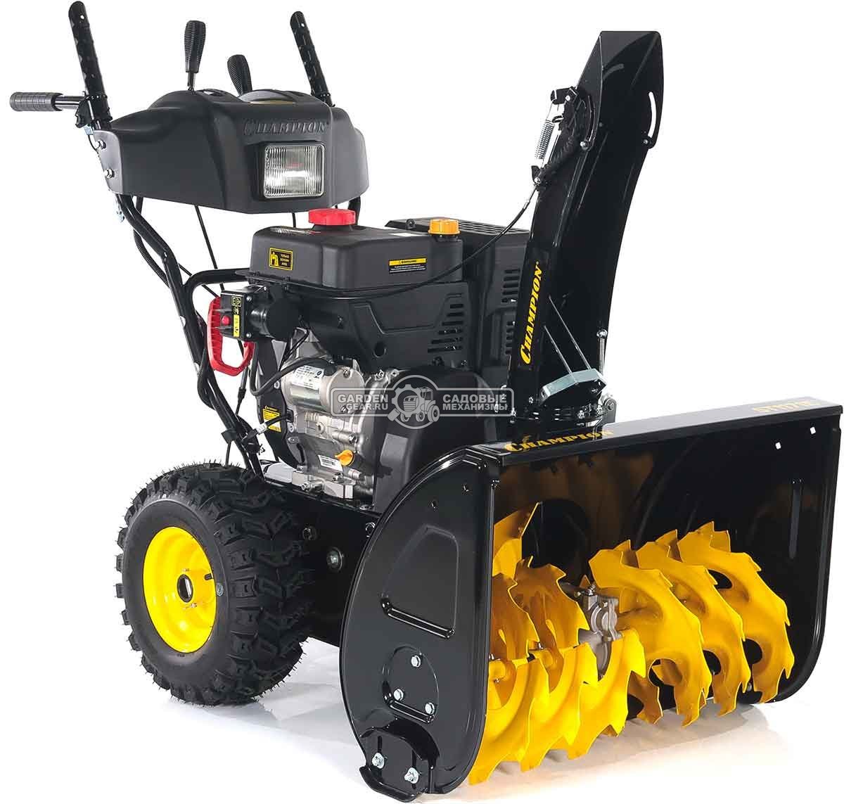 Снегоуборщик Champion ST1171E (PRC, 70 см., Champion, 375 см3,  эл/стартер 220В, фара, автоматический дифференциал, 123.5 кг)