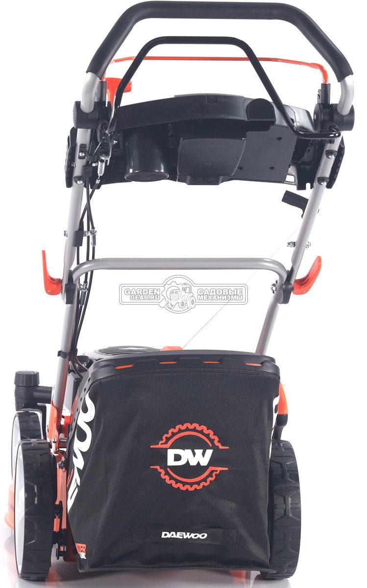 Газонокосилка бензиновая Daewoo DLM 5500SVRB с рояльными колесами (PRC, 54 см, B&S 750EX, 161 см3, 70 л, TURBO X BLADE, вариатор, сталь, 4 в 1, 36 кг)