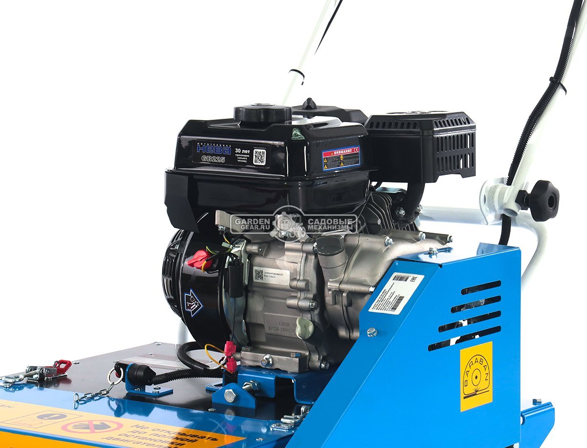 Ледокол тротуарный Нева ЛК1-ZS универсальный V4.6 (RUS, 45 см, Zongshen, 225 см3, элементы 10 грубой + 120 деликатной очистки, 78 кг.)