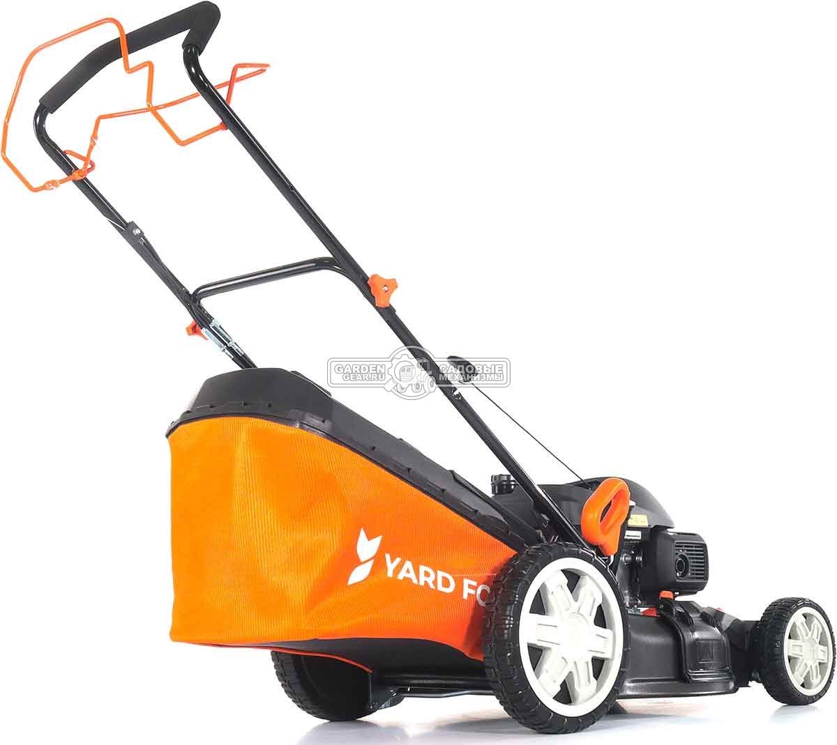 Газонокосилка бензиновая Yard Fox 53SH HW (PRC, 53 см, Honda GCV200, 201 см3, сталь, 3 в 1, 65 л, 33 кг)