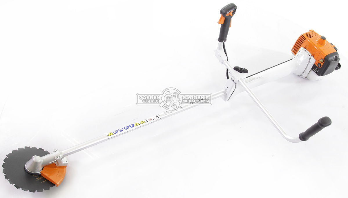 Бензиновый кусторез Stihl FS 450 K (GER, 44,3 куб.см., 2,1 кВт/2,9 л.с., ElastoStart, длина 164 см., диск 24 зуба KSB MZ 225-24, леска опция, 8,1 кг.)