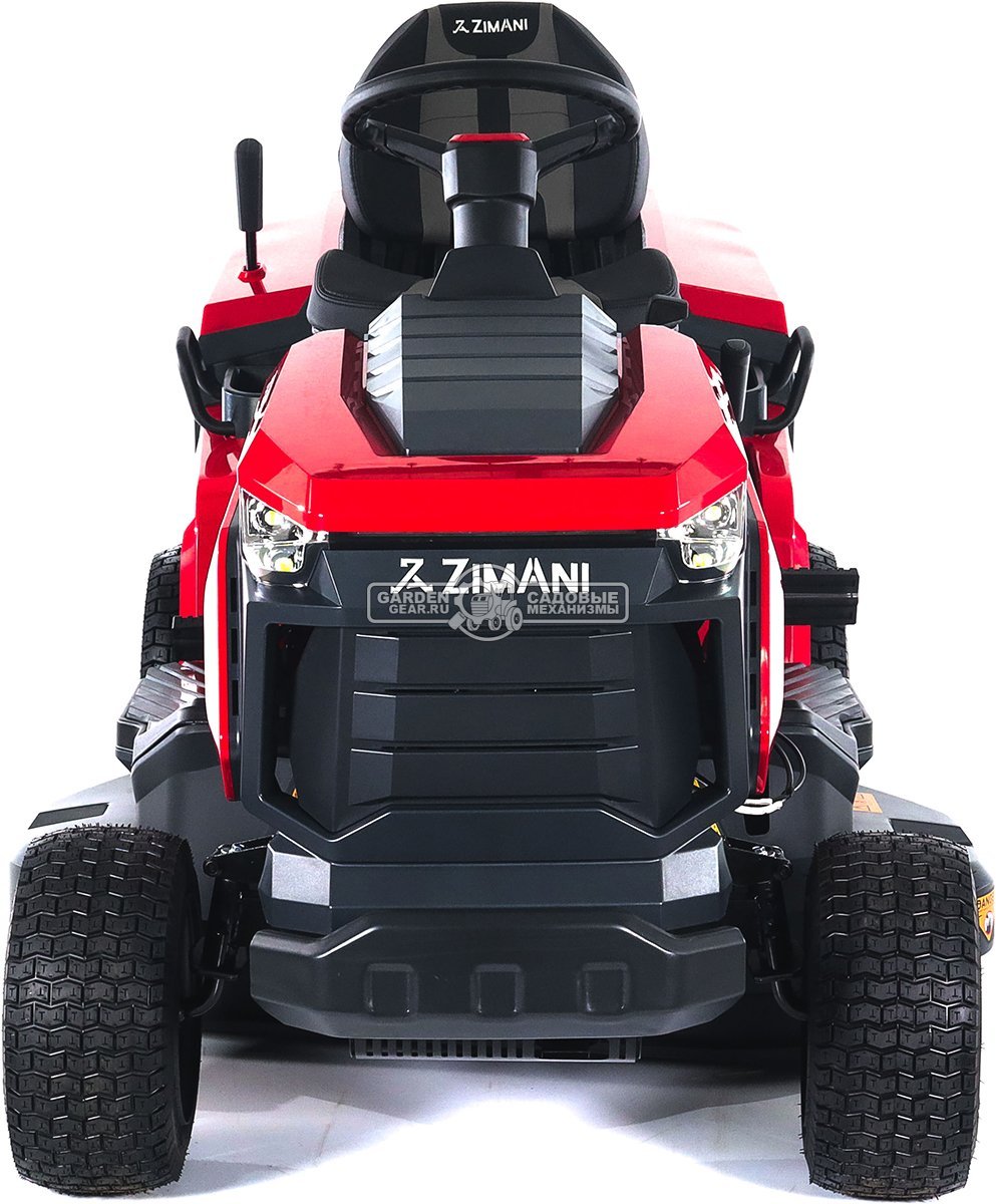 Садовый трактор ZimAni TC107HV (PRC, Loncin 586 куб.см., гидростатика, травосборник 320 л, ширина кошения 107 см, LED панель, 195 кг)