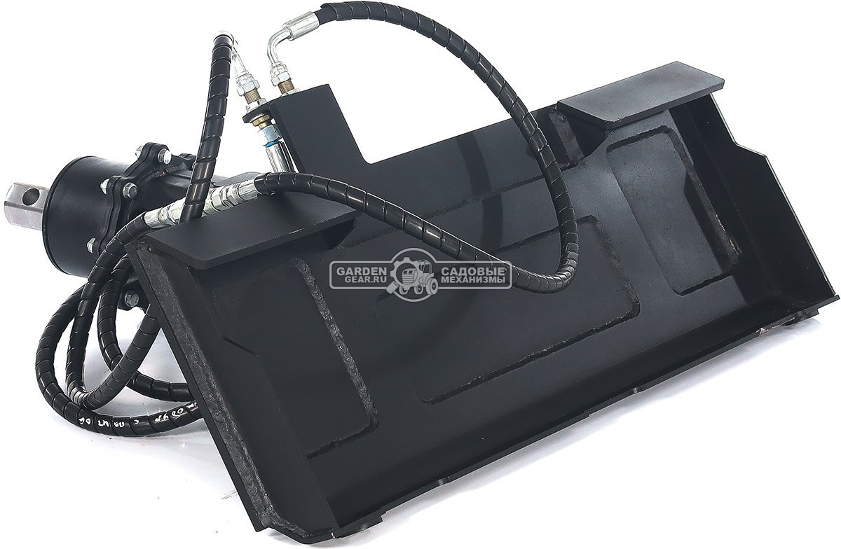 Ямобур (гидравлический вращатель) RED с переходной плитой для мини-погрузчика, 95 кг.