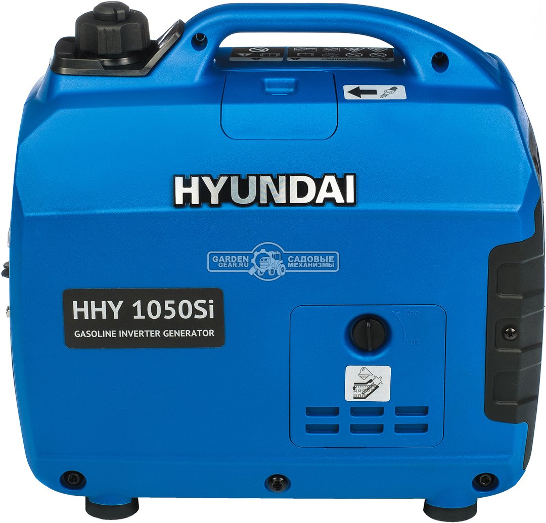 Бензиновый генератор инверторный Hyundai HHY 1050Si (PRC, Hyundai, 57 см3, 1.0/1.2 кВт, 2.5 л, 12 кг)