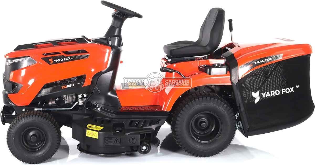 Садовый трактор Yard Fox T 92RBH (PRC, Loncin LC1P90F-1, 452 куб.см., гидростатика, травосборник 245 л, ширина кошения 92 см, 198 кг)