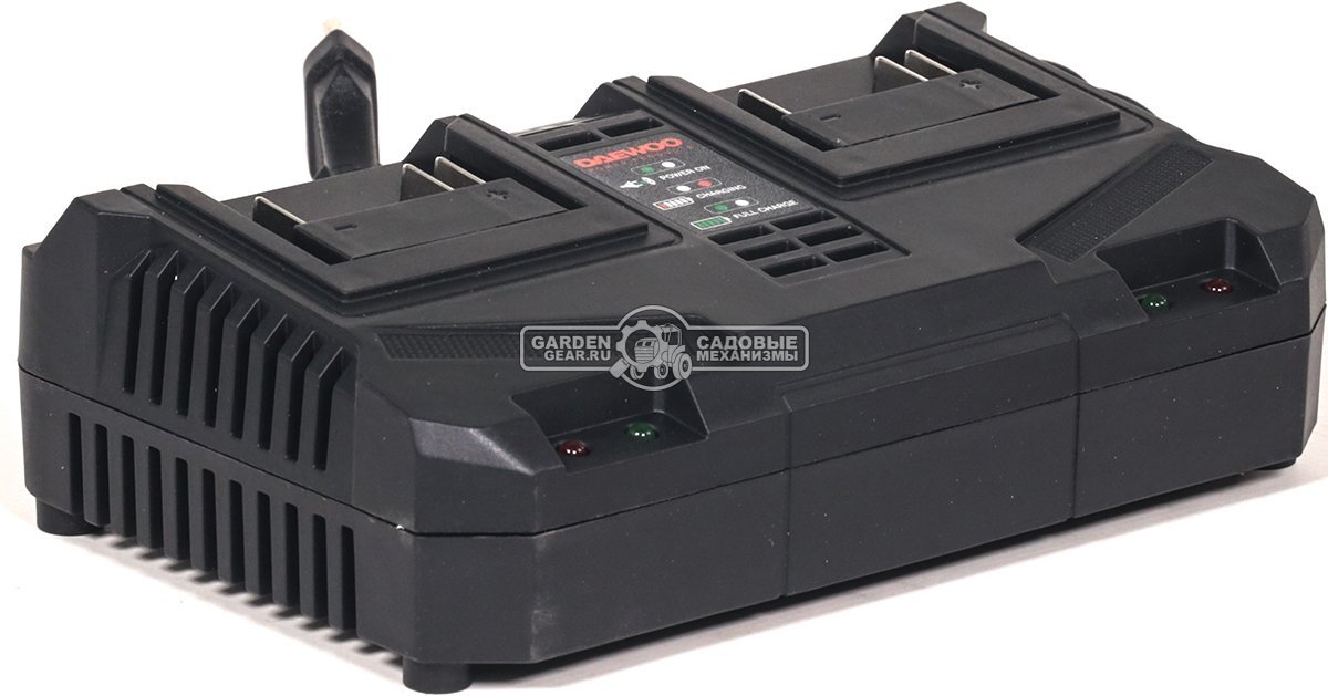 Зарядное устройство Daewoo DACH 8021Li быстрой зарядки двойное (PRC, 2x4.0А, 21В, 0.52 кг)