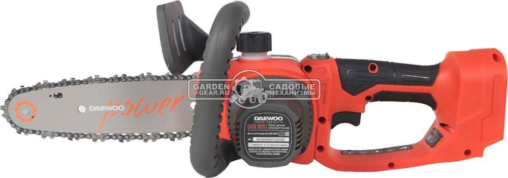 Аккумуляторный цепной сучкорез - минипила Daewoo DACS 2021Li 8" SET с АКБ 4 А/ч и ЗУ (PRC, BL 21В, 1/4"1.1-48E, 2.1 кг)
