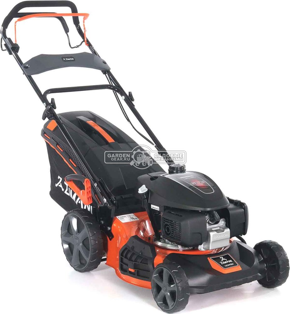 Газонокосилка бензиновая ZimAni LC247SH (PRC, 47 см, Honda GCVx145, 145 см3, сталь, 60 л, 3 в 1, Quattro Blade, 29 кг)