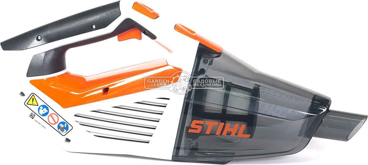 Пылесос аккумуляторный Stihl SEA 20 SET c AS2 и AL1 (PRC, 10,8В, 2,5 Ач, 1020 л/мин, 80 мбар, контейнер 0,75 л, сумка, 1,1 кг.)